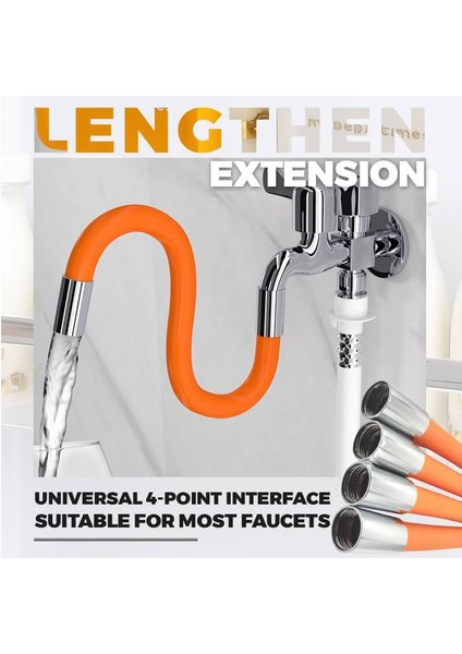 Siyah Stil 20 Santimetre Evrensel Köpük Uzatma Hortumu 360° Dönebilen Bükülebilir Musluk Uzatma Aparatı Yıkama Sıçramasını Önleyici Başlık Için Yıkama Lavabo Musluğu (Yurt Dışından) fiyatları