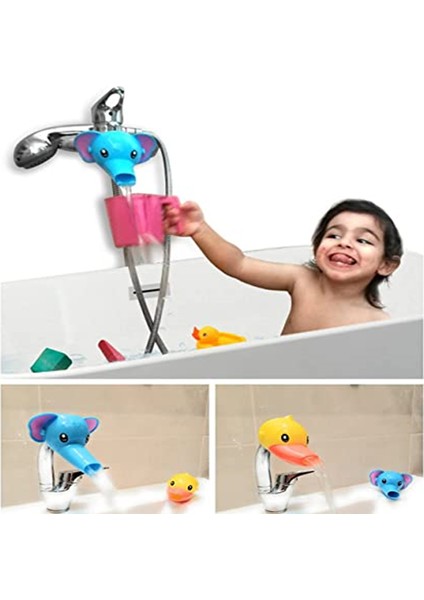 Pembe Fil Tarzı Çocuklar Için Sevimli Çizgi Film Musluk Uzatıcı Yıkama Oyuncakları Hayvan Ağızlık Lavabo Temizleme Deneyimini Artırın Bebek Için (Yurt Dışından) modelleri