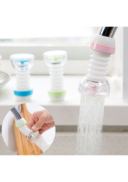 H382 Yeşil Stil Hometree Derece Dönebilen Musluk Sıçrama Su Uzatıcısı Banyo Çocuklar Eller Yıkama Musluk Uzatma Mutfak Aletleri H382 (Yurt Dışından) fiyatları