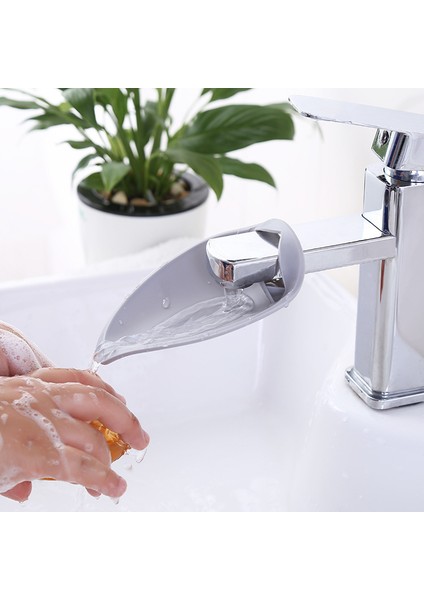 Açık Gri Tarzı Çocuklar Için Sevimli Su Muslukları Mutfak Banyo Su Bataryası Uzatma Silikon Musluk Uzatıcı (Yurt Dışından) modelleri