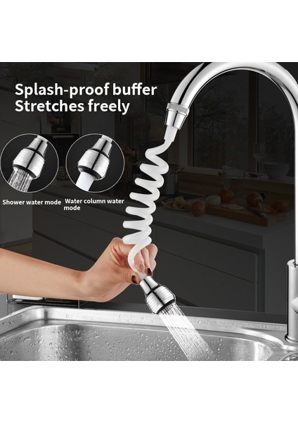 Adaptör Stili Ayarlanabilir Mutfak Musluğu Uzatma Borusu Banyo Uzatma Su Arıtma Sünger Mutfak Musluk Aksesuarları (Yurt Dışından) modelleri