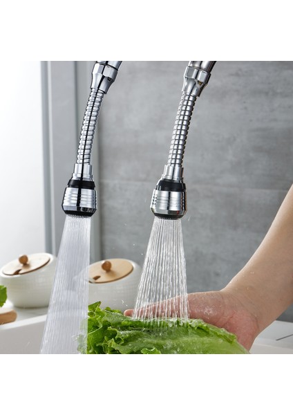 No.1 Tarzı Esnek Dönebilen 360 Derece Paslanmaz Çelik Lavabo Uzatma Borusu Su Musluğu Filtresi ile Mutfak Musluğu Uzatıcı (Yurt Dışından) indirimleri