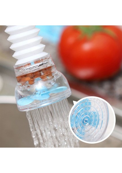 Mavi Stil Mutfak Banyo Ev Aksesuarı Için Dayanıklı Musluk Filtre Başlığı 360 Derece Dönebilen Püskürtme Başlığı Duş Musluk Su Filtresi (Yurt Dışından) modelleri