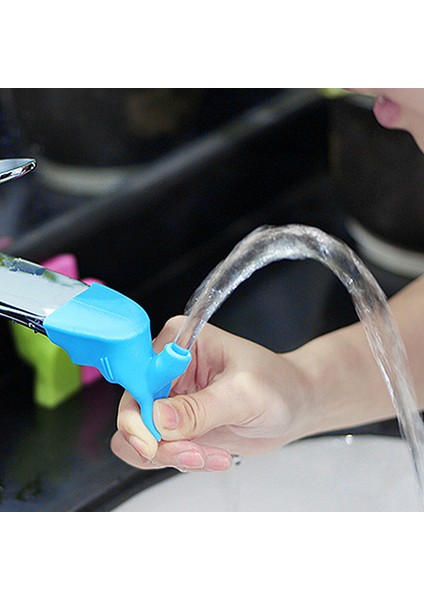 Mavi Stil Yüksek Esneklik Silikon Su Musluk Uzatma Lavabo Çocuk Yıkama Cihazı Banyo Lavabo Musluk Kılavuzu Musluk Uzatıcıları (Yurt Dışından) modelleri