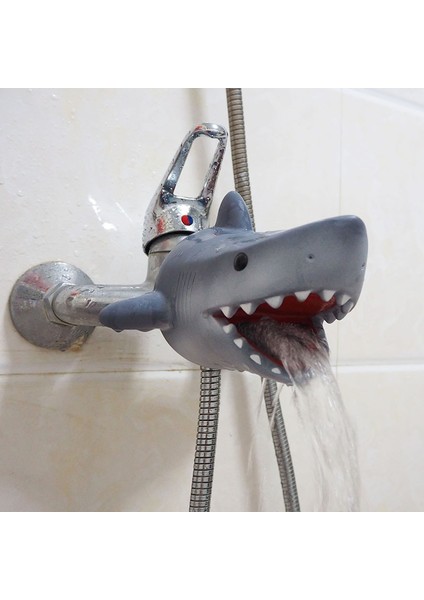 Yunus Stili Sevimli Hayvan Musluk Uzatma Aparatı Çocuklar El Yıkama Lavabo Su Musluk Uzatma Sıçrama Geçirmez Ağız Uzantısı Çocuk Banyo Oyuncakları (Yurt Dışından) fırsatları