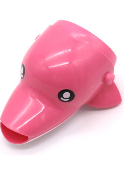 Pembe Yunus Stili Silikon Su Musluğu Uzatma Yüksek Elastik Çocuklar Yıkama Cihazı Banyo Mutfak Lavabo Musluk Kılavuzu Musluk Uzatıcılar (Yurt Dışından)