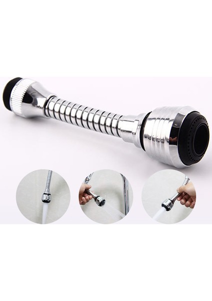 Bir Stil Mutfak Bataryası Uzatma Borusu 360 Derece Ayarlı Banyo Uzatma Su Musluğu Filtre Köpük Mutfak Bataryası Aksesuarları (Yurt Dışından) fiyatları