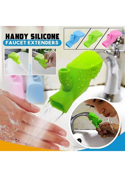 Pembe Tarzı Silikon Musluk Uzatıcı Su Musluğu Uzatma Lavabo Çocuklar Lavabo Uzatıcı Banyo Musluğu Mutfak Yıkama Musluğu Rehberi Cihazı G0P1 (Yurt Dışından) fiyatları