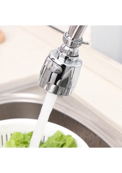 Bir Stil 1 Adet Ev Tipi Musluk Filtre Uzatıcı Döner Sıçrama Korumalı Su Musluğu Güçlendirici Duş Başlığı (Yurt Dışından) modelleri