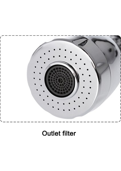 Bir Stil 1 Adet Ev Tipi Musluk Filtre Uzatıcı Döner Sıçrama Korumalı Su Musluğu Güçlendirici Duş Başlığı (Yurt Dışından) indirimleri