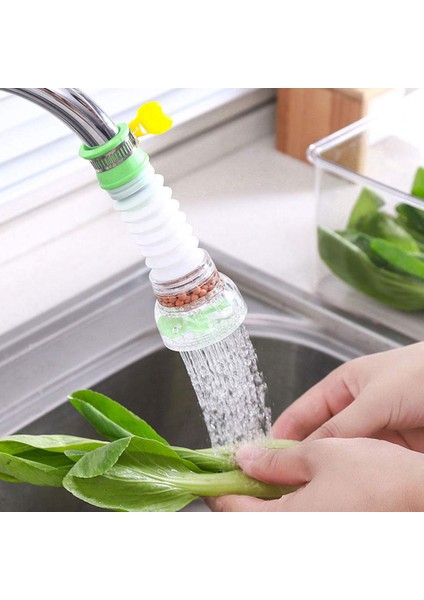 Pembe Tarzı Sıçrama Geçirmez Su Filtresi Güçlendirici Duş Mutfak Aksesuarı Ayarlanabilir Esnek Mutfak Musluğu Uzatıcısı (Yurt Dışından) indirimleri