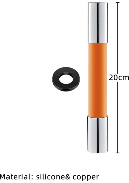 No.1 Tarzı Evrensel Musluk Uzatma Borusu Musluk Uzatma 360 Derece Dönebilen Esnek Mutfak Banyo Aksesuarları (Yurt Dışından)