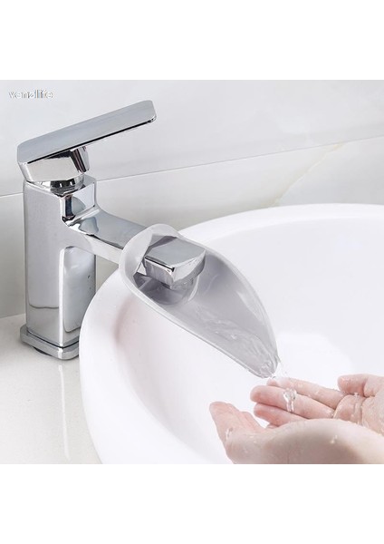 Pembe Tarzı Vanzlife Bebek El Yıkama Uzatıcı Musluk Uzantısı Uzun Plastik Kaşık Su Toplama El Su Toplayıcı (Yurt Dışından) fiyatları