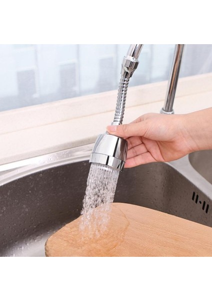 Uzun Stil 1 Parça Banyo Mutfak Için 360° Dönebilen Musluk Aparatı Esnek Musluk Spreyleri Musluk Sıçrama Koruyucu Filtre Musluk Uzatıcısı (Yurt Dışından) fiyatları