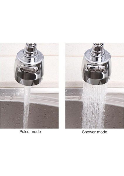 Uzun Stil 1 Parça Banyo Mutfak Için 360° Dönebilen Musluk Aparatı Esnek Musluk Spreyleri Musluk Sıçrama Koruyucu Filtre Musluk Uzatıcısı (Yurt Dışından) fırsatları