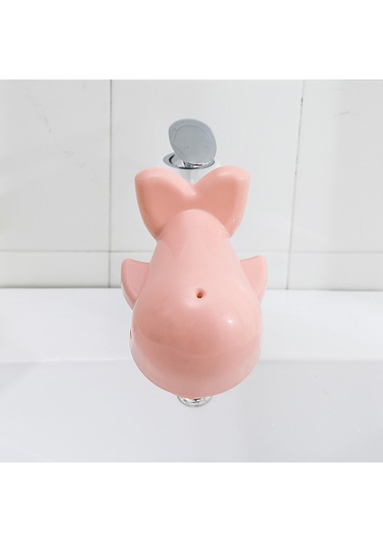Pembe Tarzı Çocuklar Için Sevimli Balina Musluk Uzatıcısı - El Yıkama Banyo Lavabo Aksesuarları Mutfak Musluk Aksesuarları Bebek Yıkama Yardımcısı (Yurt Dışından) fırsatları