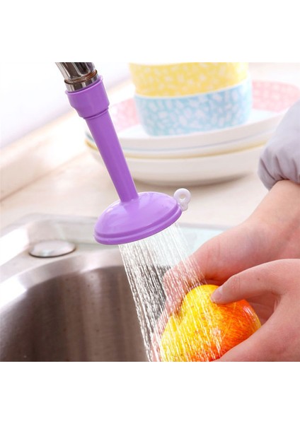 Uzun Mavi Tarzı Ev ve Mutfak Aksesuarları Ayarlanabilir Musluk Duş Püskürtücü 360 Derece Döner Su Musluğu Uzatıcı - Boyut 2 (Yurt Dışından) modelleri