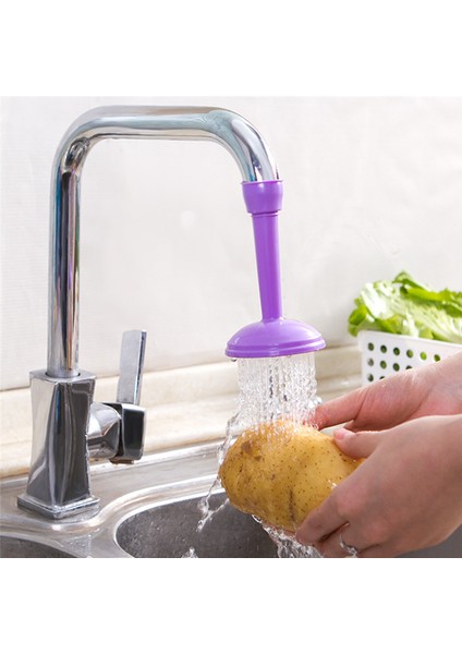 Uzun Mavi Tarzı Ev ve Mutfak Aksesuarları Ayarlanabilir Musluk Duş Püskürtücü 360 Derece Döner Su Musluğu Uzatıcı - Boyut 2 (Yurt Dışından) fırsatları