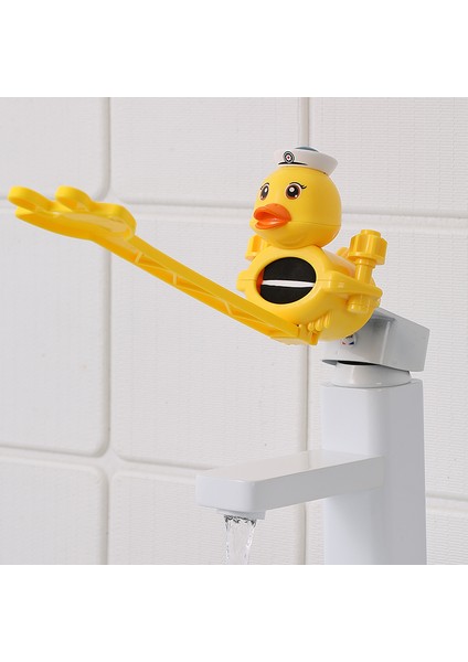 Beyaz Stil Musluk Uzatıcı Çocuklar Için El Yıkama Temizlik Aracı Universal Bebek Karikatür Silikon Uzatma Sıçramaya Karşı Musluk Kılavuzu Lavabo (Yurt Dışından)