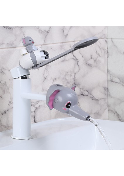 Beyaz Stil Musluk Uzatıcı Çocuklar Için El Yıkama Temizlik Aracı Universal Bebek Karikatür Silikon Uzatma Sıçramaya Karşı Musluk Kılavuzu Lavabo (Yurt Dışından) modelleri