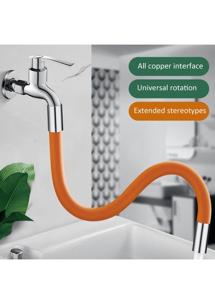 Siyah 20CM Tarzı Evrensel Musluk Uzatma Borusu Balkon Havuz 360 Derece Esnek Dönebilen Musluk Tüp Bağlantısı Mutfak Musluk Uzatma Borusu (Yurt Dışından) modelleri