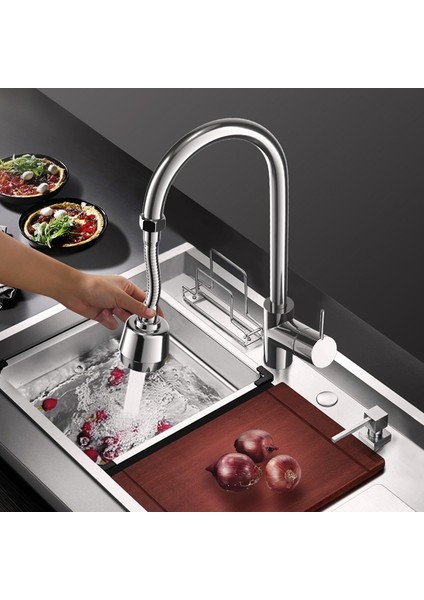 YZ100-KISA Stil Mutfak Banyo Aksesuarları Için 360° Dönebilen Musluk Uzatma Aparatı (Yurt Dışından) fırsatları