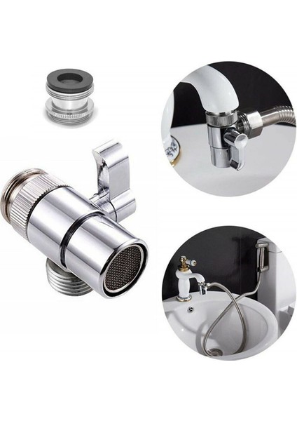 Gümüş Tarzı S Beden Mutfak Lavabo Bölücü Tahliye Vana Su Musluğu Adaptörü Bidet Duş Ev Dekorasyon Banyo Için Anahtarlık Aygıtı (Yurt Dışından) modelleri