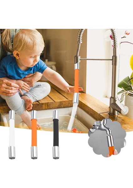 Bir Stil 50CM Mutfak Lavabo Uzatma Borusu - Dış Bağlantı Yıkama Başlığı Filtre Yıkama Için Üniversal Köpük Uzatma Borusu (Yurt Dışından) fiyatları