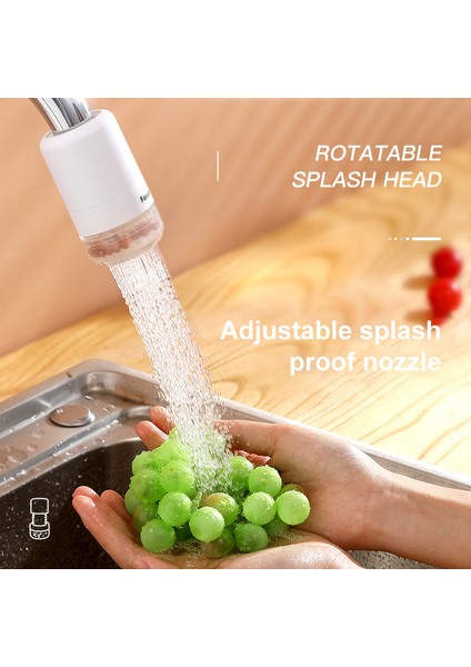 Temel 04 Stili Mutfak Musluğu Ağzı Filtre Musluk Nozulu 360 Derece Dönebilir Püskürtme Başlığı 1 Adet (Yurt Dışından) fırsatları
