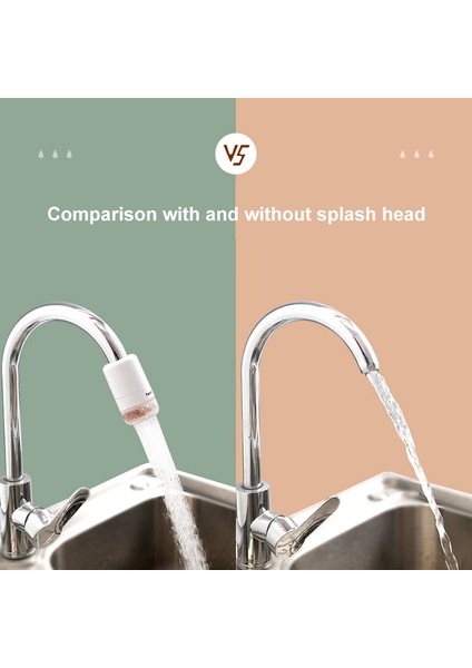 Temel 04 Stili Mutfak Musluğu Ağzı Filtre Musluk Nozulu 360 Derece Dönebilir Püskürtme Başlığı 1 Adet (Yurt Dışından) indirimleri
