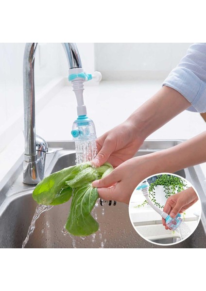 Uzun Mavi Tarzı 1 Adet Ayarlanabilir Lavabo Musluk Püskürtücü Musluk Uzatıcı Filtre Tk Uzatıcı Su Filtresi Duş Banyo Mutfak Aksesuarları (Yurt Dışından) fiyatları