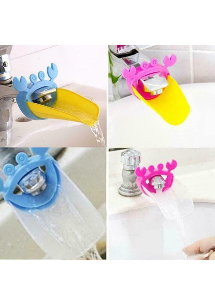 Pembe Tarzı Çocuklar Için Musluk Uzatıcı Lavabo Su Banyo Eller Yıkama Oyuncağı (Yurt Dışından) modelleri