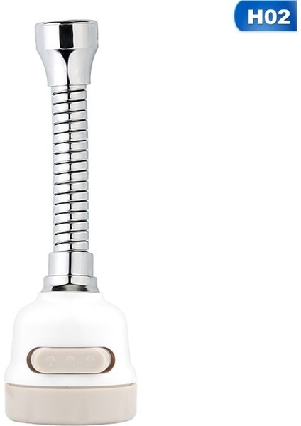 02L Tarzı Sıçrama Önleyici Musluk Uzatıcı Başlık 360 Derece Döner Su Filtre Adaptörü Sprey Musluk Koruyucu Tap Eviye Mutfak Araçları (Yurt Dışından)