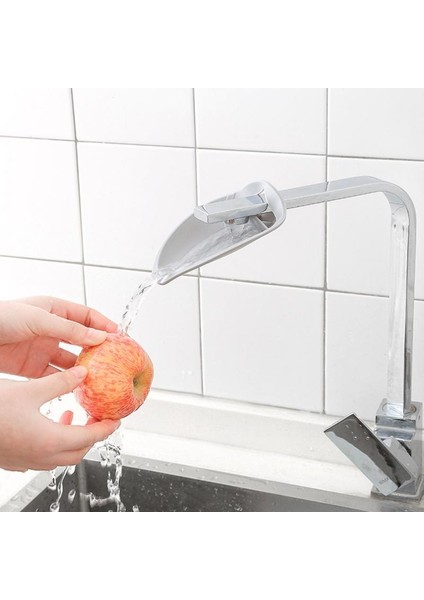 No.5 Tarzı Su Kaydırağı Ev Tipi Uzatma Musluğu Uzatma Çocuk Bebek El Yıkama Musluk Uzantısı Banyo Aksesuarları (Yurt Dışından)