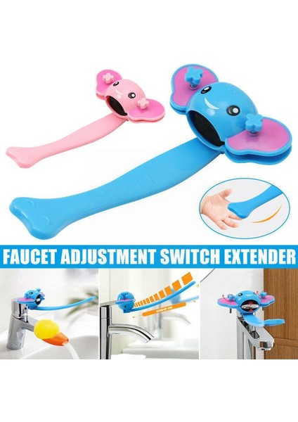 Pembe Tarzı Banyo Musluk Uzatma Çocuk El Yıkama Cihazı Banyo Uzatma Musluk Uzatma Lavabo Uzatma Aksesuarları (Yurt Dışından) fiyatları