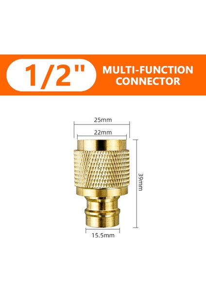 No.1 Tarzı Evrensel Pirinç Hızlı Bağlantı Musluk Bağlantısı Çamaşır Makinesi Hortumu Adaptörü Boru Bağlantısı Bahçe Mutfak Banyo Için (Yurt Dışından)