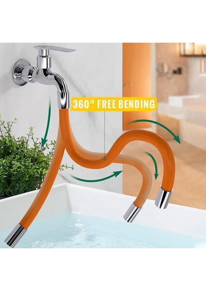 Turuncu-Tarzı 40 Milyon Evrensel Köpük Uzatma Tüpü Bağlantı Ağız Yıkama Balash Başlığı Filtre Yıkama Mutfak Musluk Uzatma Borusu (Yurt Dışından) fırsatları