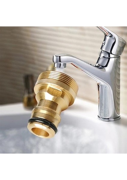 Kadın Dişli Su Hortum Musluğu Hızlı Bağlantı Adaptörü - (Yurt Dışından)