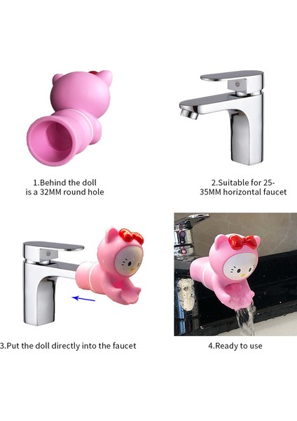 Uçak Stili Karikatür Hayvan Musluk Uzatıcı Sıçramayı Önleyici Püskürtme Uzatma Sevimli Musluk Uzatıcı Çocuk El Yıkama Banyo Aksesuarları (Yurt Dışından) fırsatları