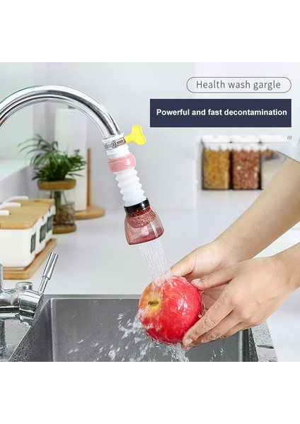 No.5 Tarzı Derece Musluk Uzatıcı Ayarlanabilir Duş Su Bataryası Aparatı Musluk Uzatma Filtre Mutfak Banyo Aksesuarları (Yurt Dışından) fiyatları