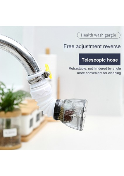 No.5 Tarzı Derece Musluk Uzatıcı Ayarlanabilir Duş Su Bataryası Aparatı Musluk Uzatma Filtre Mutfak Banyo Aksesuarları (Yurt Dışından) modelleri