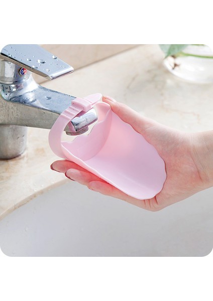 Gn Stili Sevimli Su Muslukları Çocuklar Için Pratik Silikon Musluk Uzatıcı Mutfak Banyo Su Musluğu Uzatma 1 Adet (Yurt Dışından) indirimleri