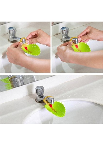 Mavi Stil Aile Sevimli Lavabo Bebek Banyo Musluğu Ağacı Banyo Mutfak Musluk Genişletici Için Aile El Yıkama El Yıkama Plastik Şampuan Kapağı (Yurt Dışından) modelleri