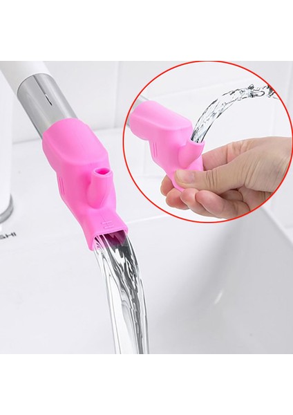 Pembe Tarzı Yüksek Esneklik Silikon Lavabo Uzatma Musluğu Çocuk Yıkama Makinesi Banyo Mutfak Lavabo Musluk Kılavuz Uzatıcı - Turkish (Yurt Dışından) fiyatları