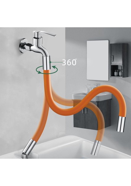 No.3 Tarzı Evrensel Musluk Uzatma Borusu Musluk Uzatma 360 Derece Dönebilen Esnek Mutfak Banyo Aksesuarları (Yurt Dışından) indirimleri