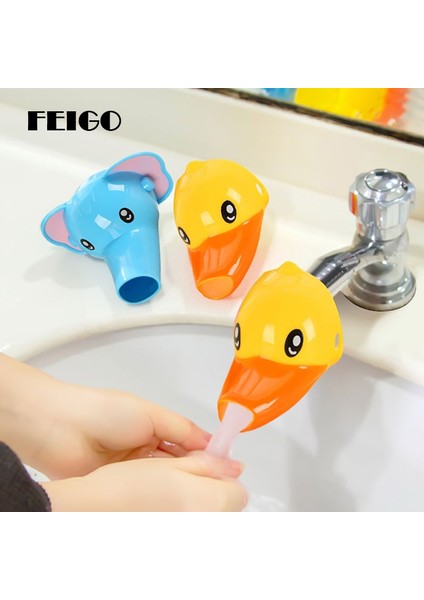 F772 Mavi Fil Stili Feıgo Ute Karikatür Fil Banyo Musluğu Lavabo Uzatıcı Çocuk Ellerini Yıkama Yönü Musluk Uzatıcı Banyo Aksesuarları F772 (Yurt Dışından) fiyatları