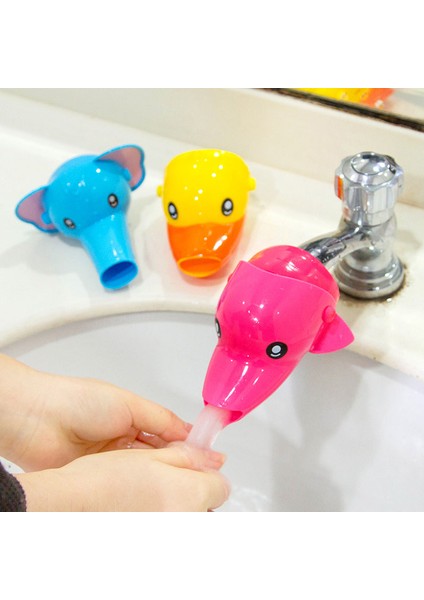 F772 Mavi Fil Stili Feıgo Ute Karikatür Fil Banyo Musluğu Lavabo Uzatıcı Çocuk Ellerini Yıkama Yönü Musluk Uzatıcı Banyo Aksesuarları F772 (Yurt Dışından) modelleri