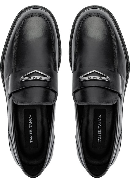 Erkek Hakiki Deri Siyah Deri Loafer Ayakkabı 183 28855 Erk Ayk SK24-25 Sıyah Dr indirimleri