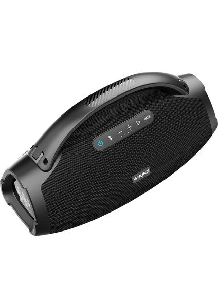 W-Kıng X20 Bluetooth Hoparlör 300W Boombox 24S Dinleme Ipx7 Kablosuz Stereo Tws Ses Bombası Siyah