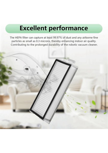 Roborock Q7 Q7+ Q7 Max Için 4 Paket Yıkanabilir Filtre (Yurt Dışından)